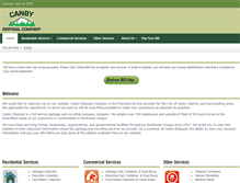 Tablet Screenshot of canbydisposal.com